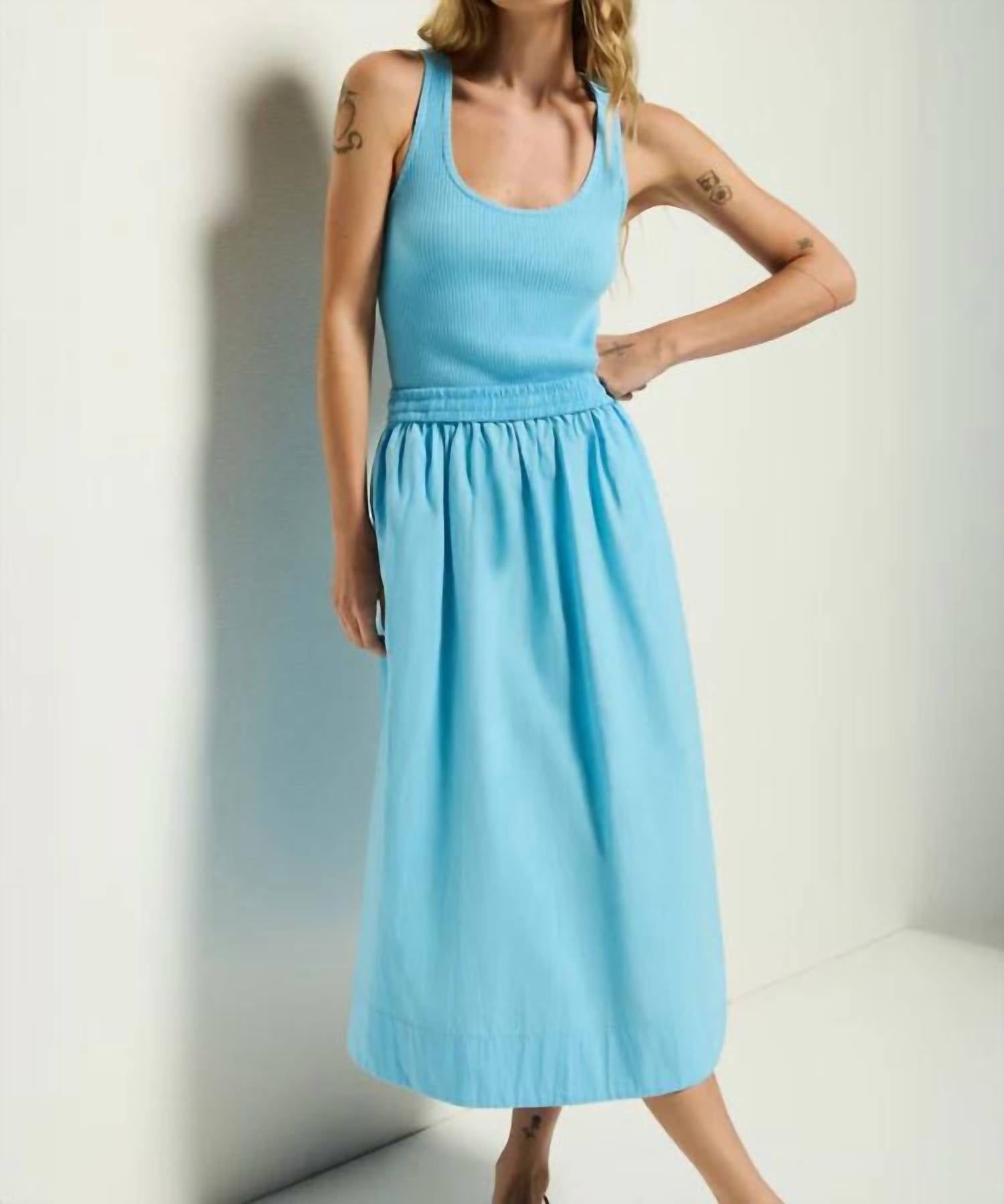 Nation Ltd - Sadelle Combo Midi Dress
