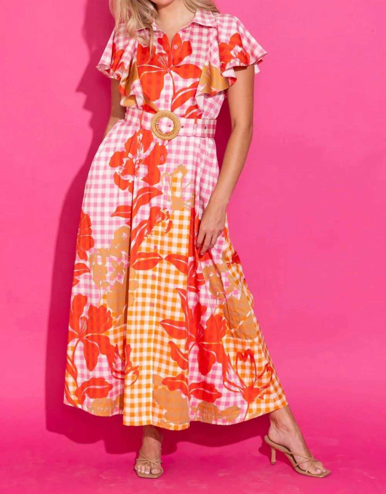 Alden Adair - Rose Button Up Dress