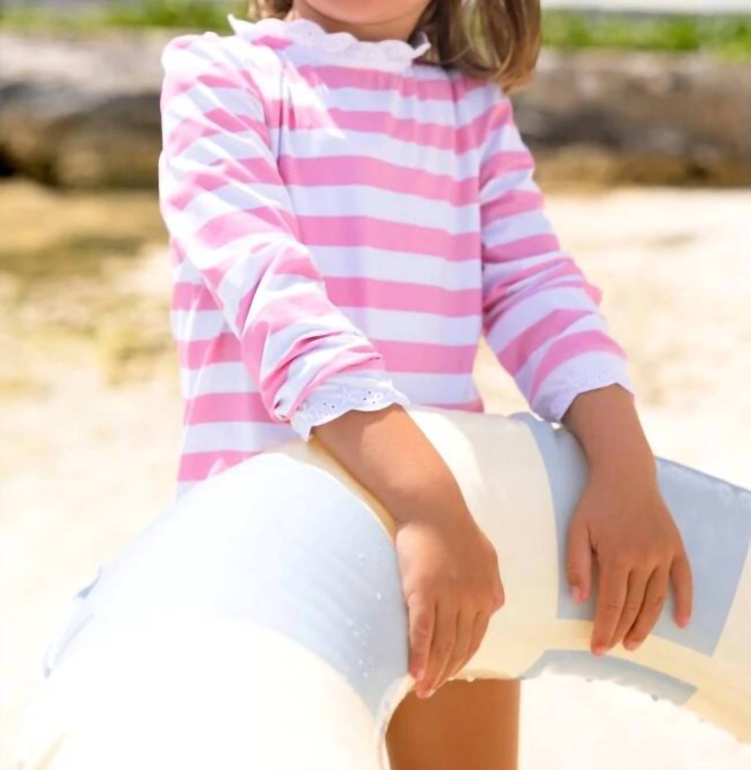 The Beaufort Bonnet Company - Girls' Winnie Wave Spotter Swim Shirt