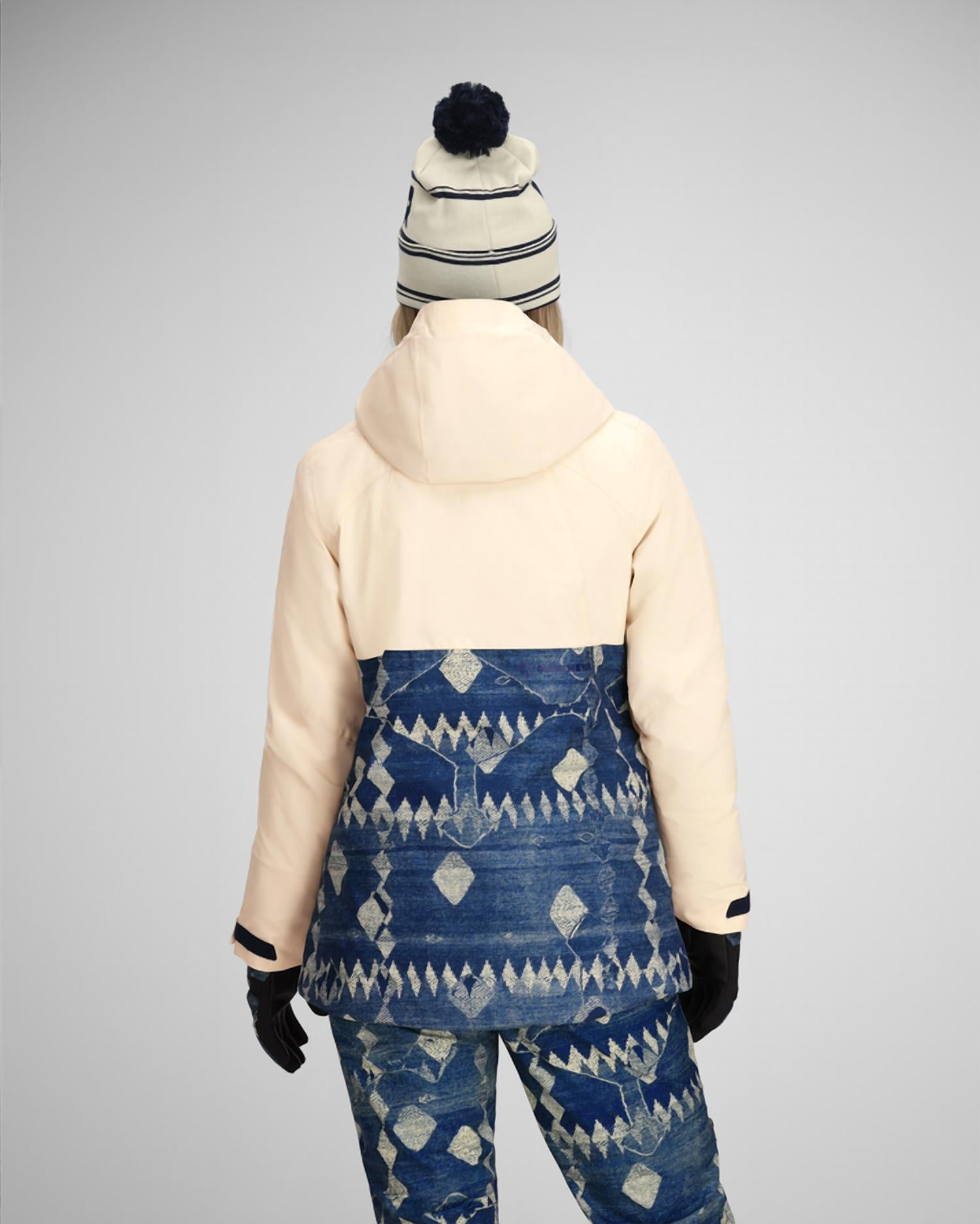 Obermeyer First Tracks Jacket in indigo mountains - women's jacket - alternate view