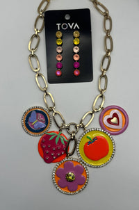 Tova - Women's Starburst Charm Necklace