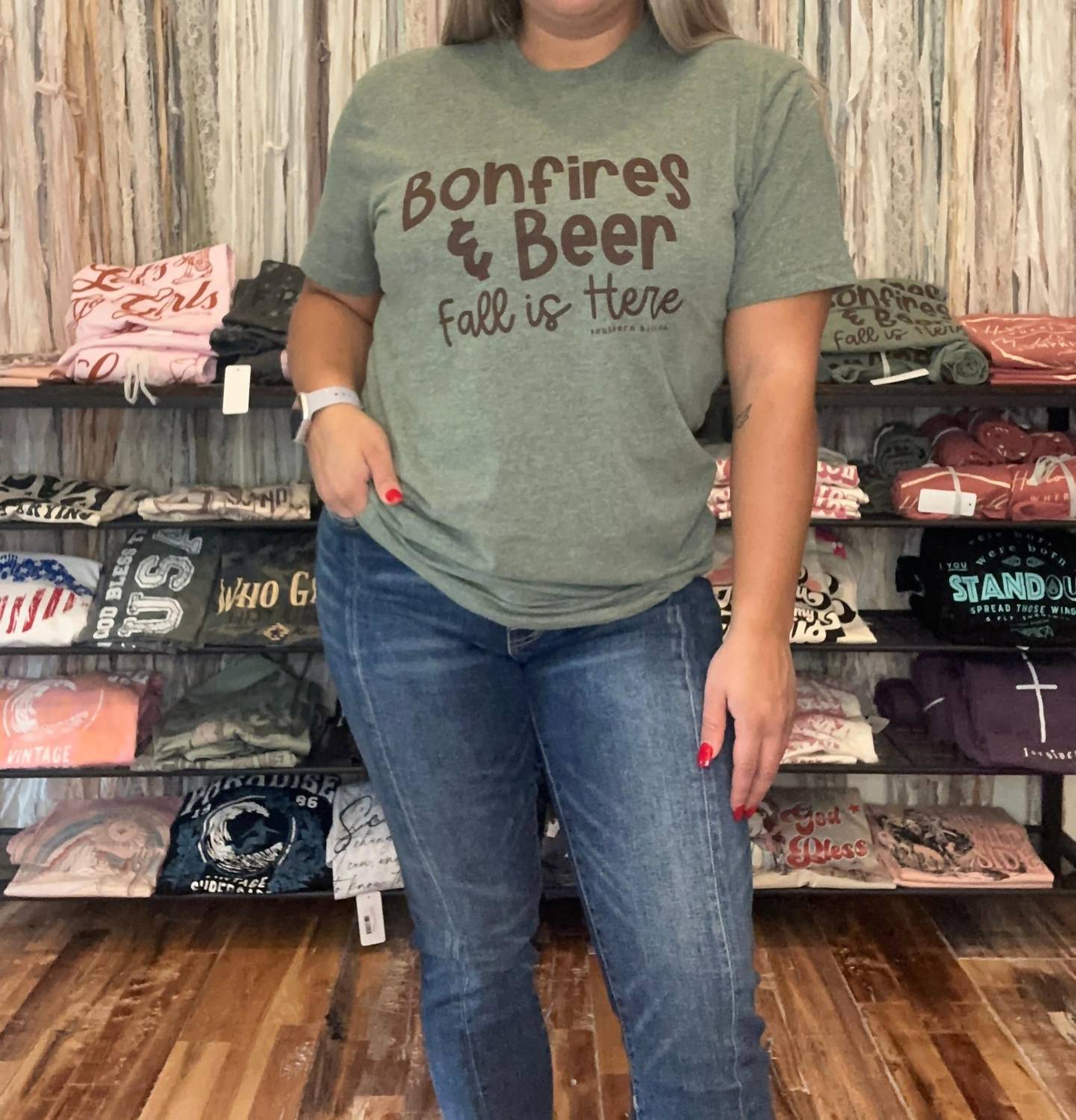 Southern Bliss - Bonfires & Beer Short Sleeve Tee