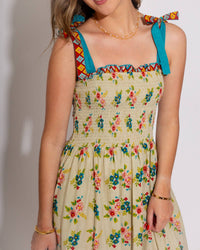 Thml - Women's Blossom Breeze Smocked Midi Dress