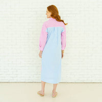 Caryn Lawn Libby Dress in pink stripe - women's dress - view 7