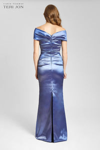 Teri Jon - Off The Shoulder Stretch Portrait Gown