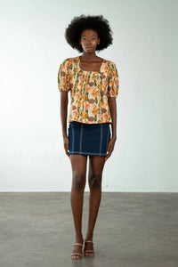 Never A Wallflower - Square Neck Top