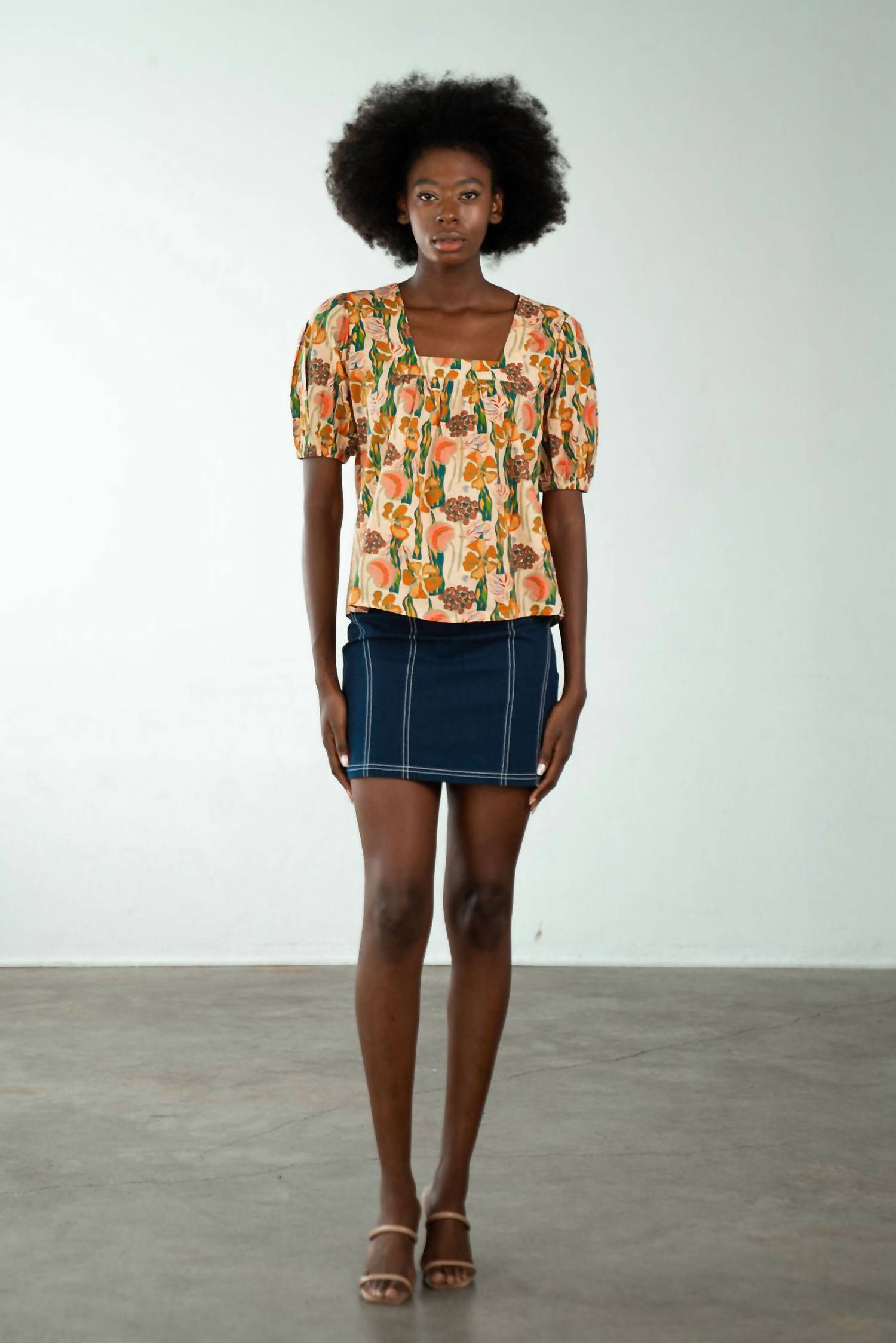 Never A Wallflower - Square Neck Top
