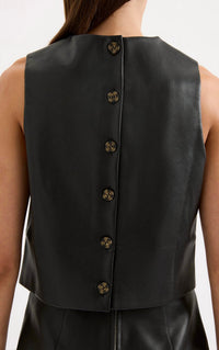 Nude Lucy - Beaumont Vegan Leather Top
