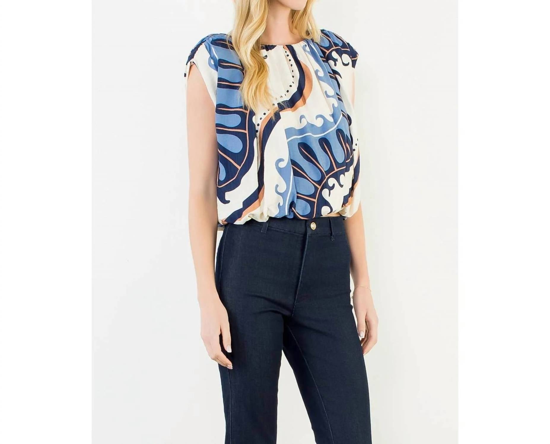 Thml - Sleeveless Abstract Top