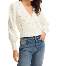 Allison New York - Hearts Piper Cardigan