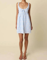 Olivaceous - Anne Floral Babydoll Mini Dress