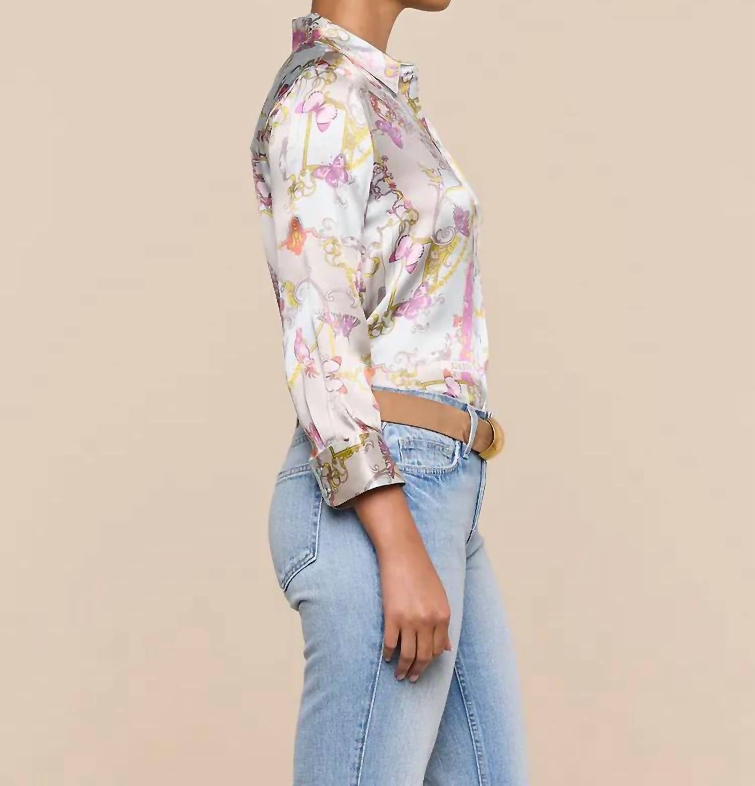 L'Agence - Dani Silk Blouse