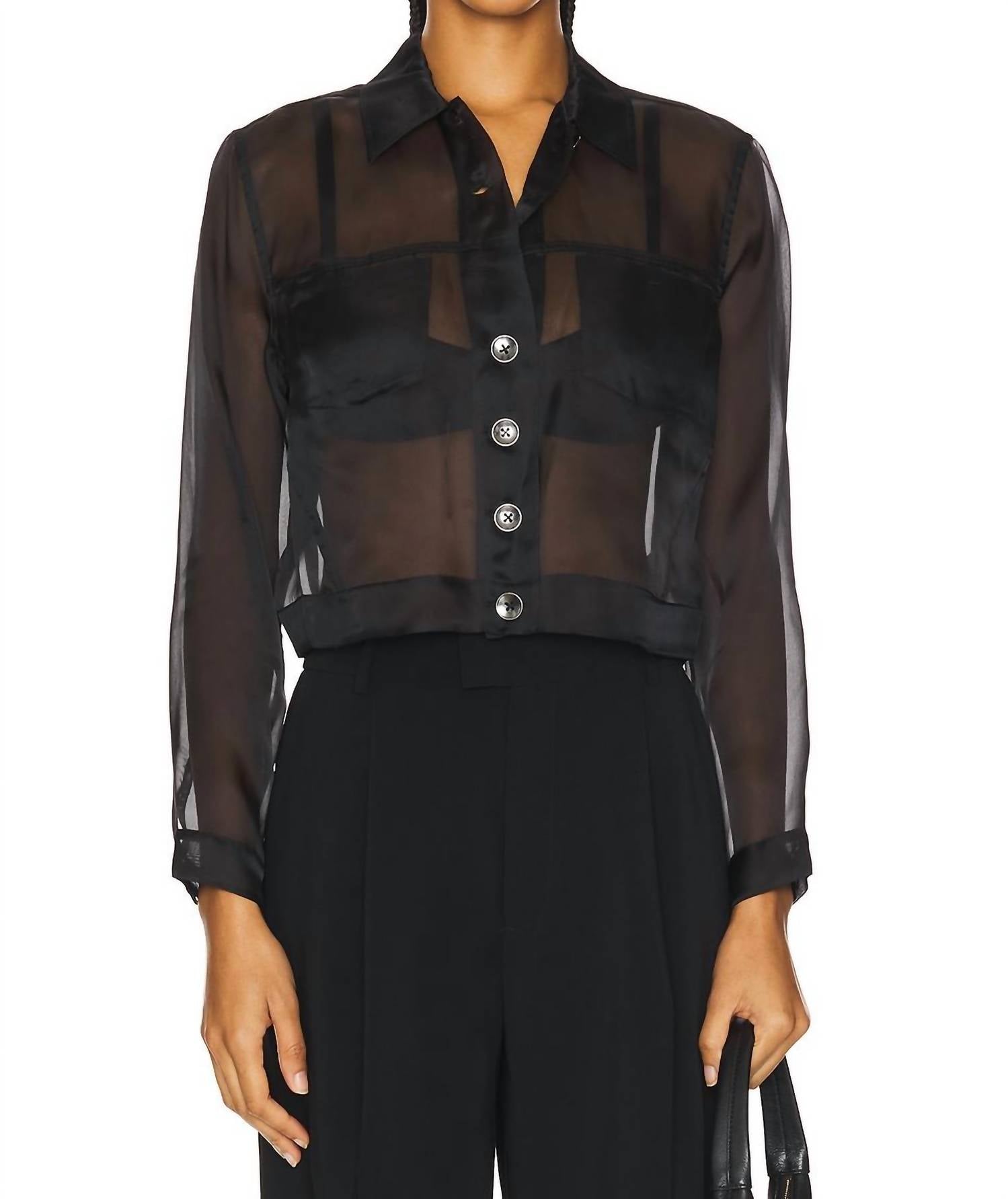 L'Agence - Anders Organza Jacket