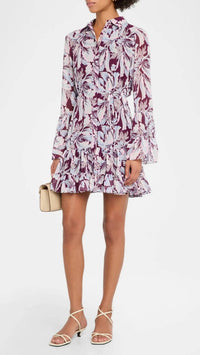 Cinq A Sept - Lyra Tulip Ruffled Mini Dress