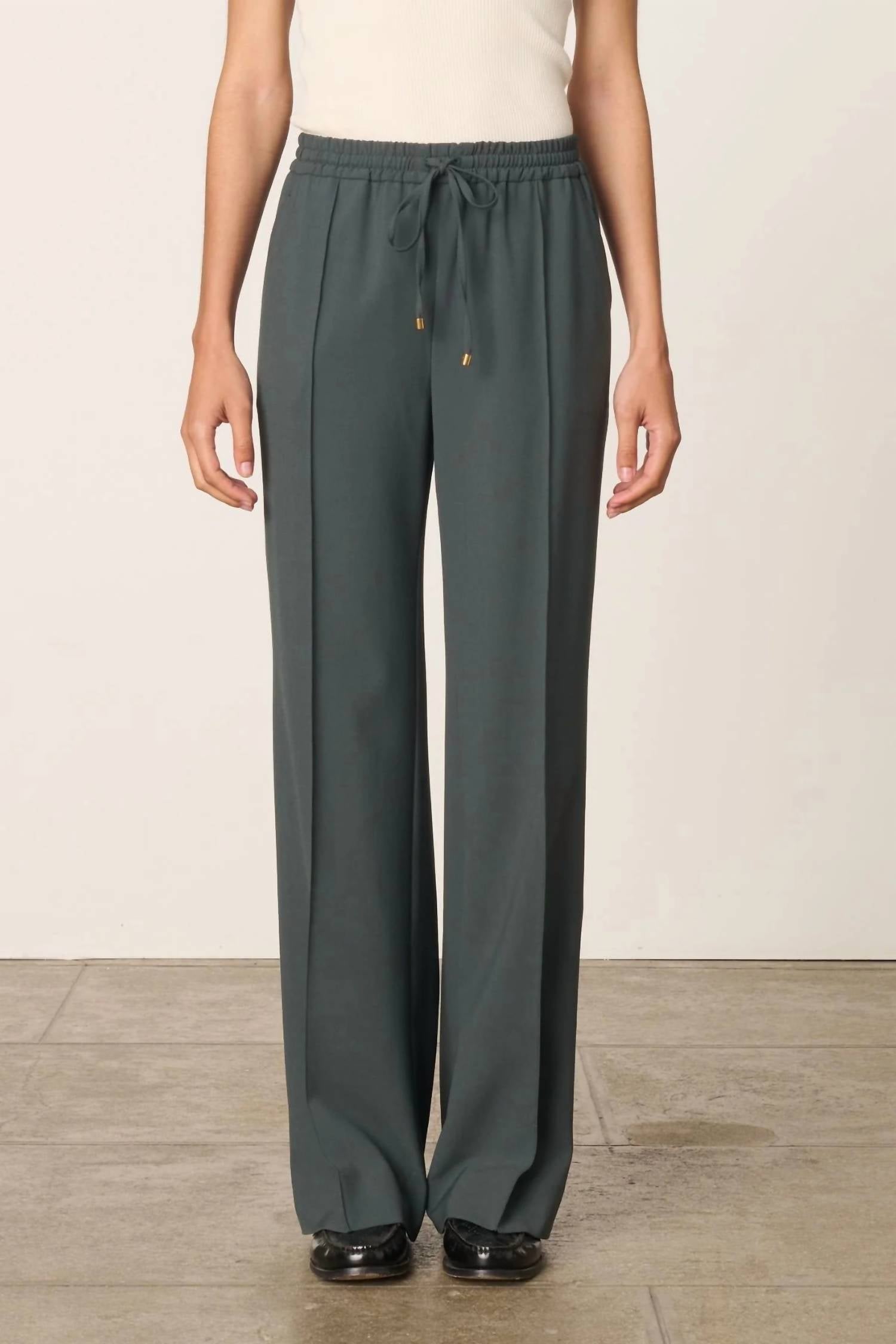 vanessabruno Cliff Pants in algue - women's pants