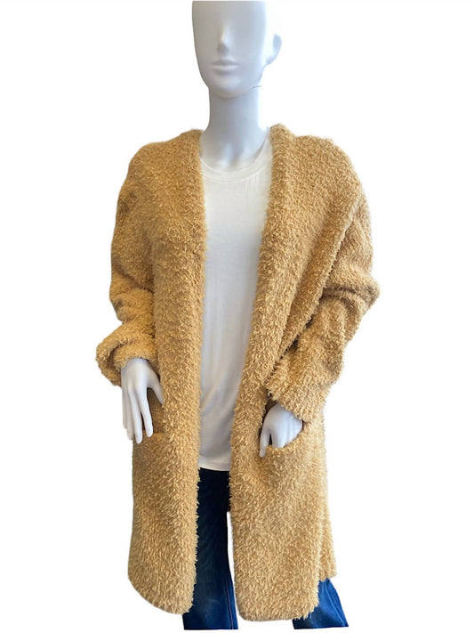 Fuzzy Midi Cardigan