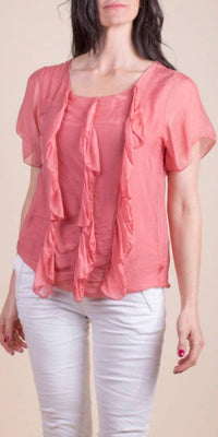 Gigi Moda - Nizza Short Sleeve Silk Top