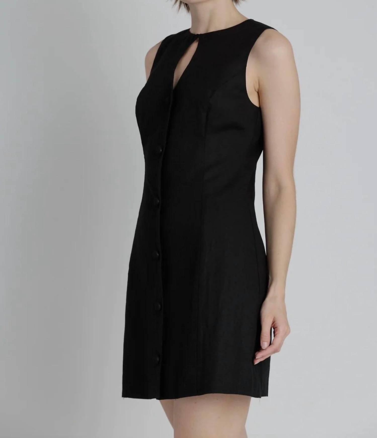 Aureum - Women's Keyhole Mini Dress