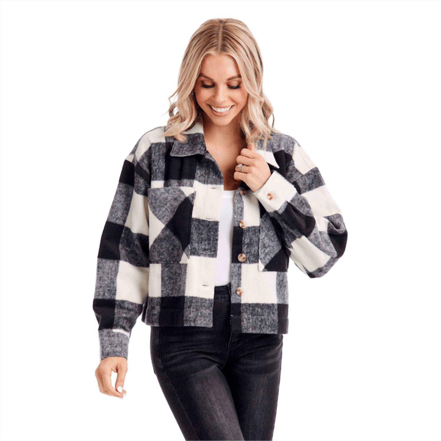 Mudpie - Maverick Plaid Jacket