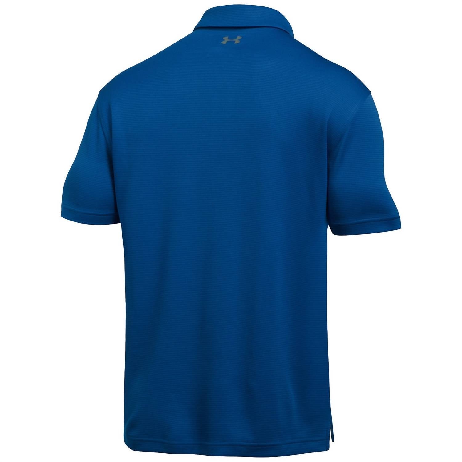 UNDER ARMOUR Tech Button Up Placket Polo in royal - men's shirt - view 4