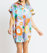 Karlie - Tropical Garden Artist Floral Dress