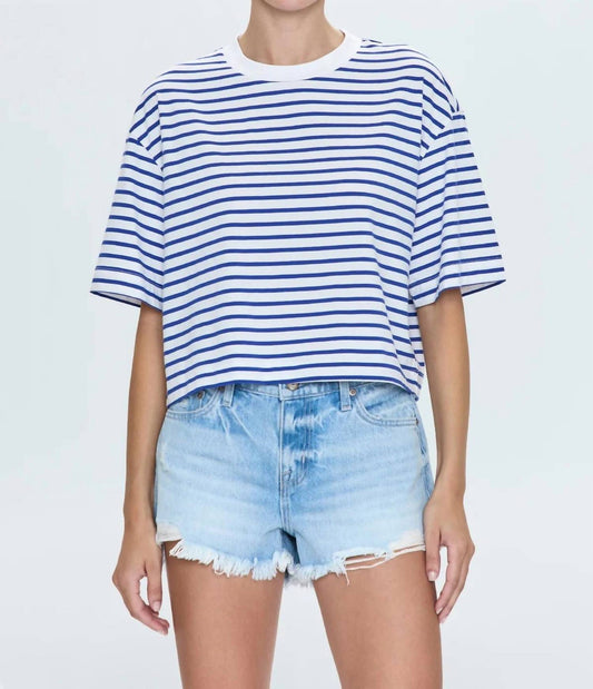 Pistola - Mae Cropped Striped Tee