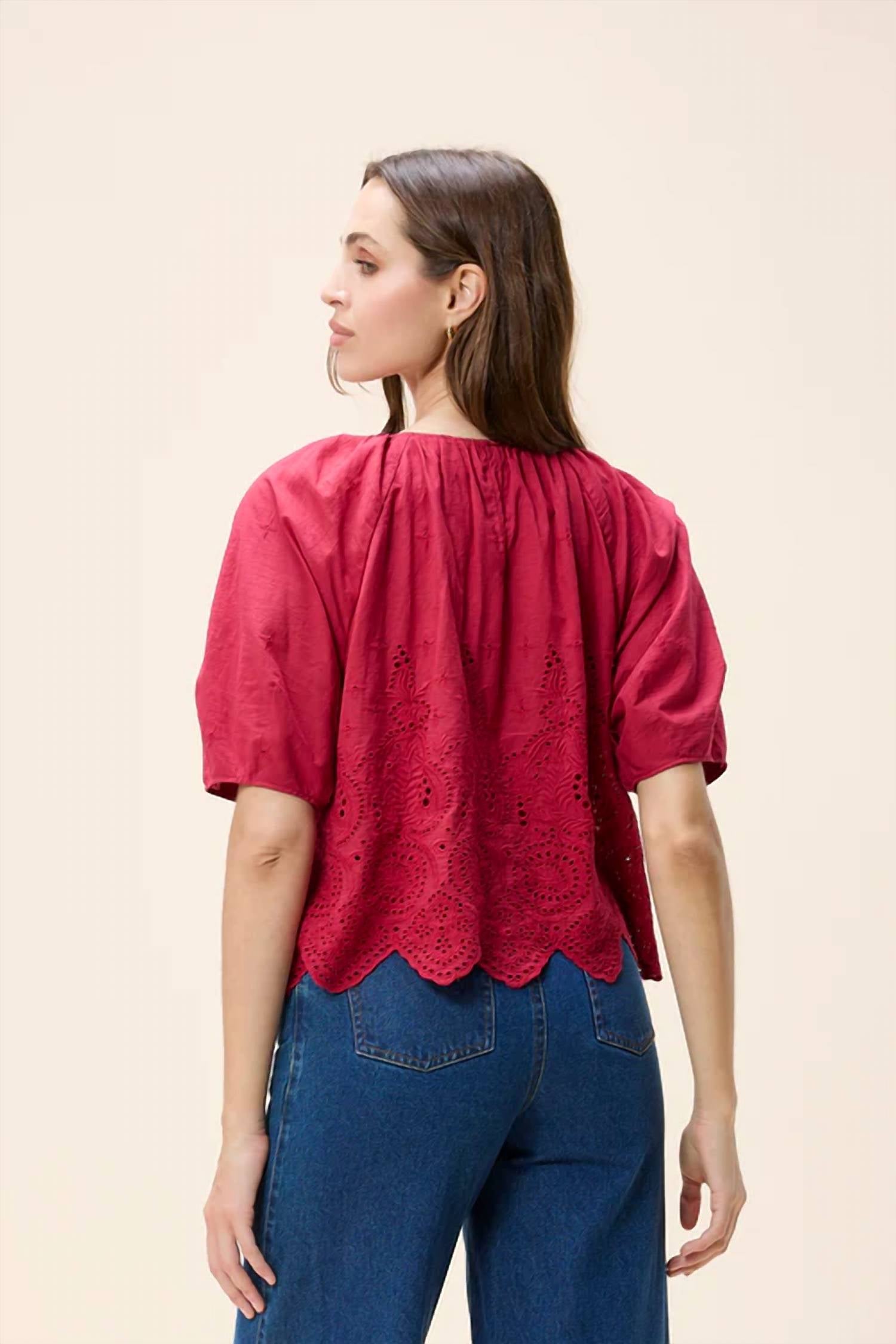 Cleobella - Cerese Scalloped Top