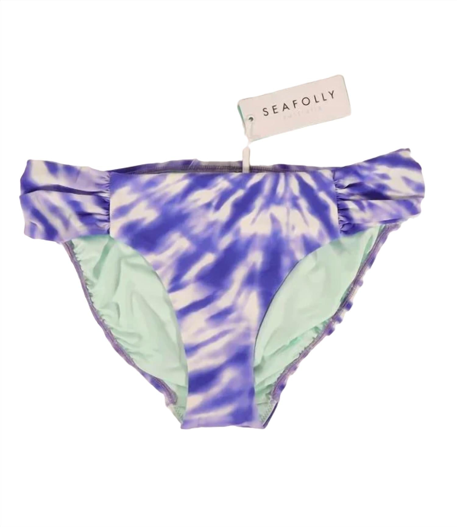 Seafolly - BEACH BREAK RUCHED SIDE RETRO BOTTOM