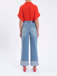 DAZE Eastside High Rise Loose Jean in be mine vintage - women's jeans - alternate view