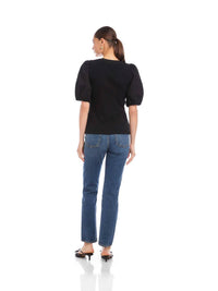 Fifteen Twenty - Terryn Contrast Short Sleeve Top