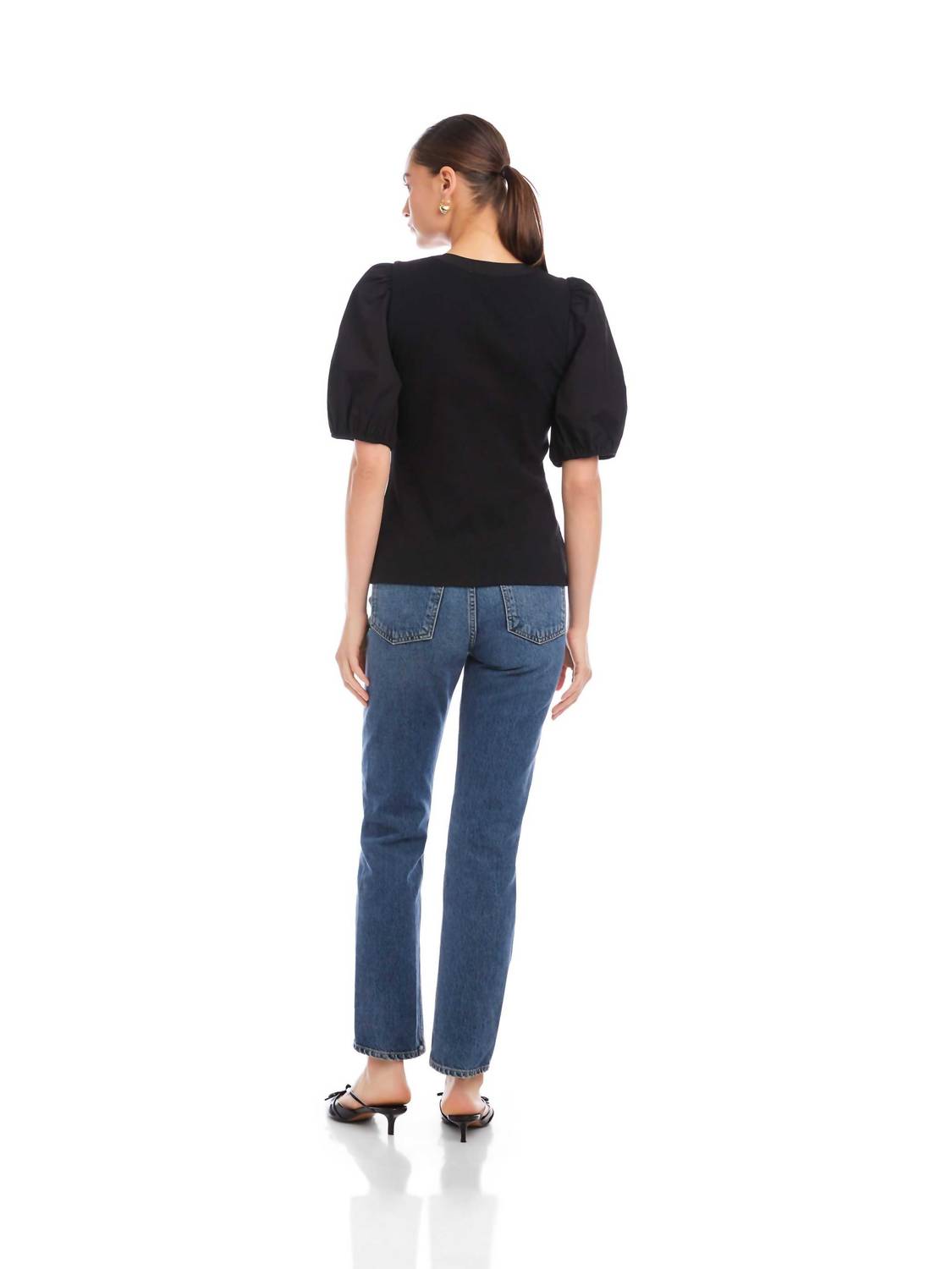 Fifteen Twenty - Terryn Contrast Short Sleeve Top
