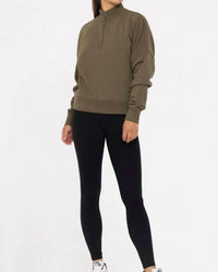 Mono B - Seam Quarter Zip Pullover