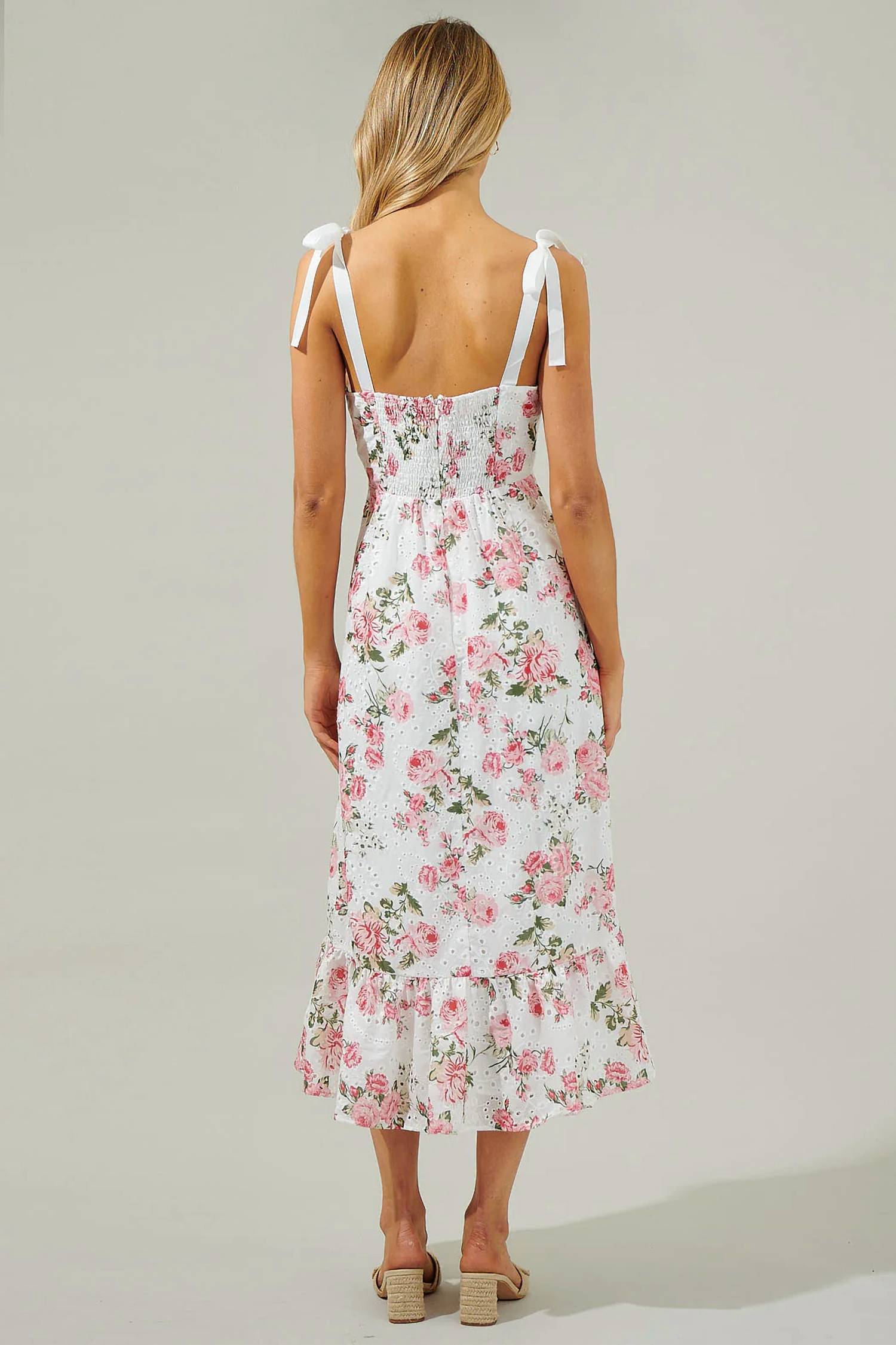 Sugarlips - Villa Garden Eyelet Midi Dress