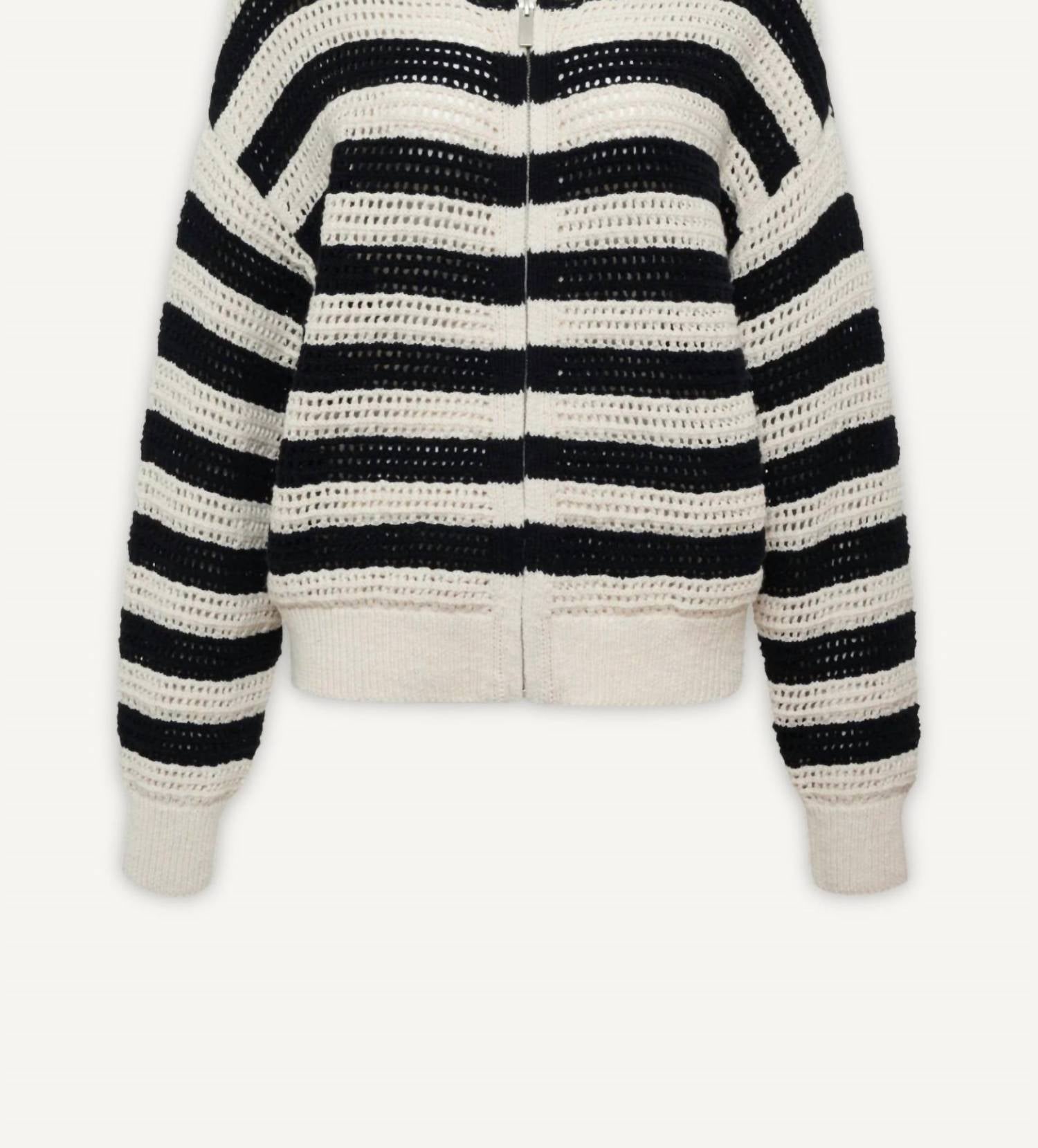 Sanctuary - Open Knit Bomber Jacket