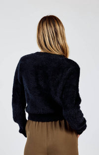 Sadie & Sage - Porcelain Cardigan With Rhinestone Bows