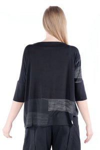 Ozai N Ku - Lenie Wide Three Quarter Sleeve Top