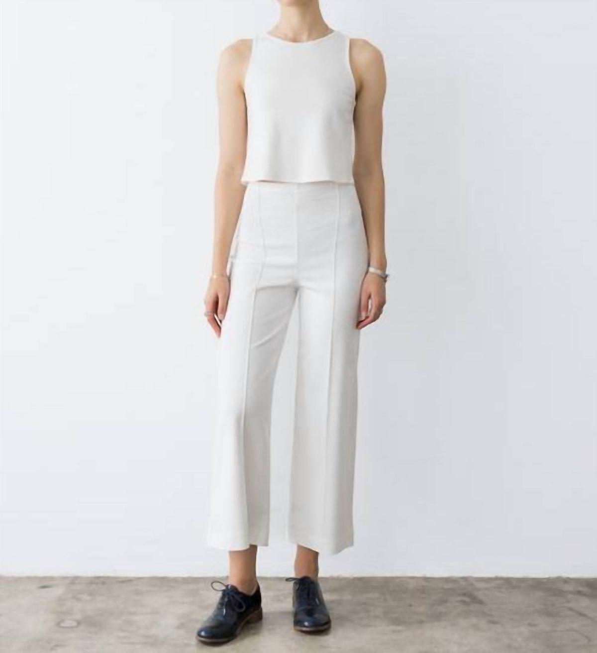 Ripley Rader - Ponte Knit Cropped Straight Pants