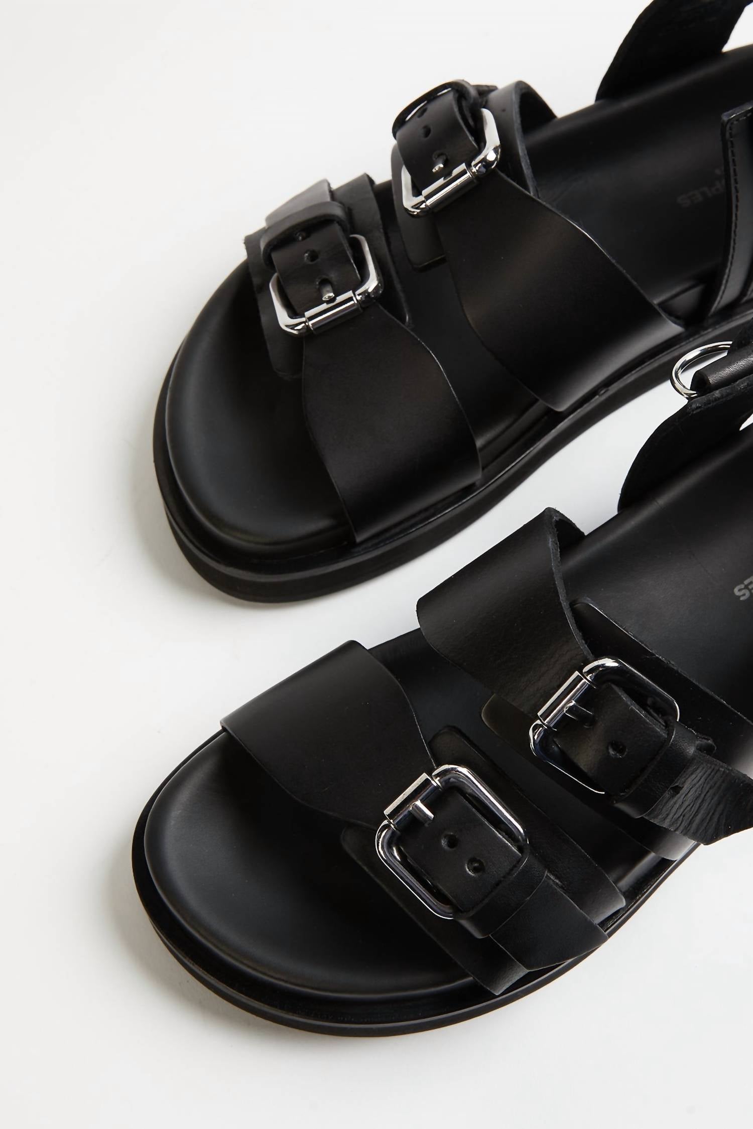 WEDGE SANDALS WITH ANKLE TIE