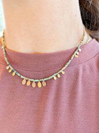 ISABEL MARANT Women's Elyas Short Necklace in khaki - women's jewelry - view 4