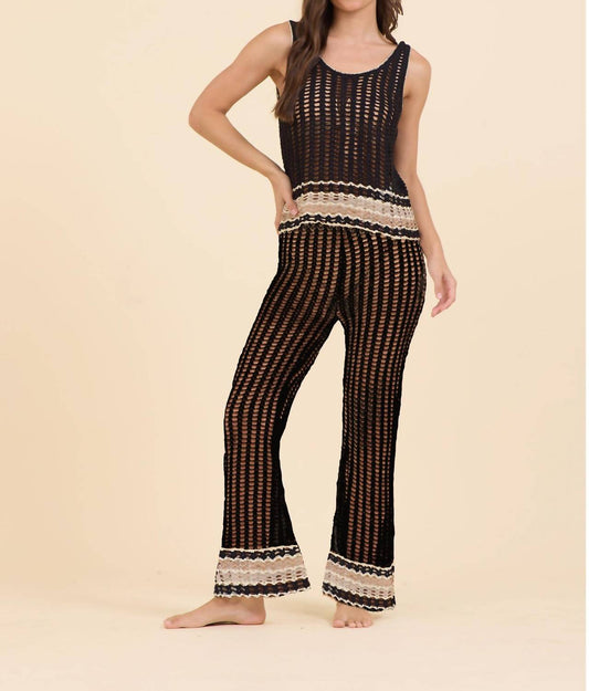 Vintage Havana - Chilling At The Cape Crochet Tank Top