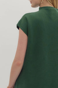 Entro - Mock Neck Sweater Mini Dress