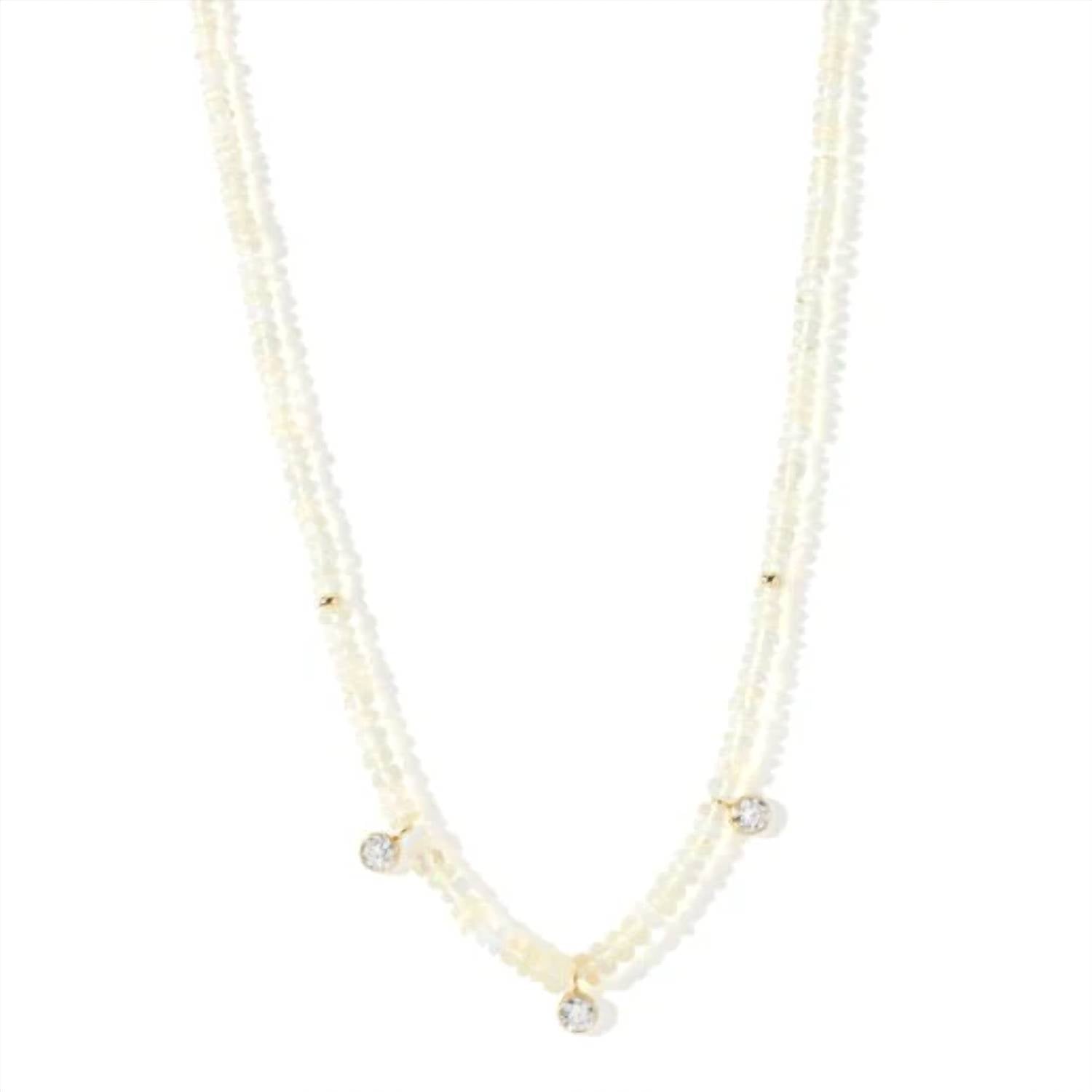 Joy Dravecky - Women's Lana Beaded Ethiopian Opal Necklace