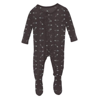 Kickee - Kids' Ruffle Footie with Snaps