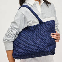 Sol And Selene - Women's Sky's The Limit Medium Laced Up Eco-edition Tote Bag