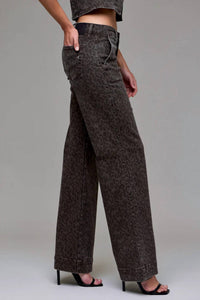 Hidden - Women's Ariana Cheetah Print Denim