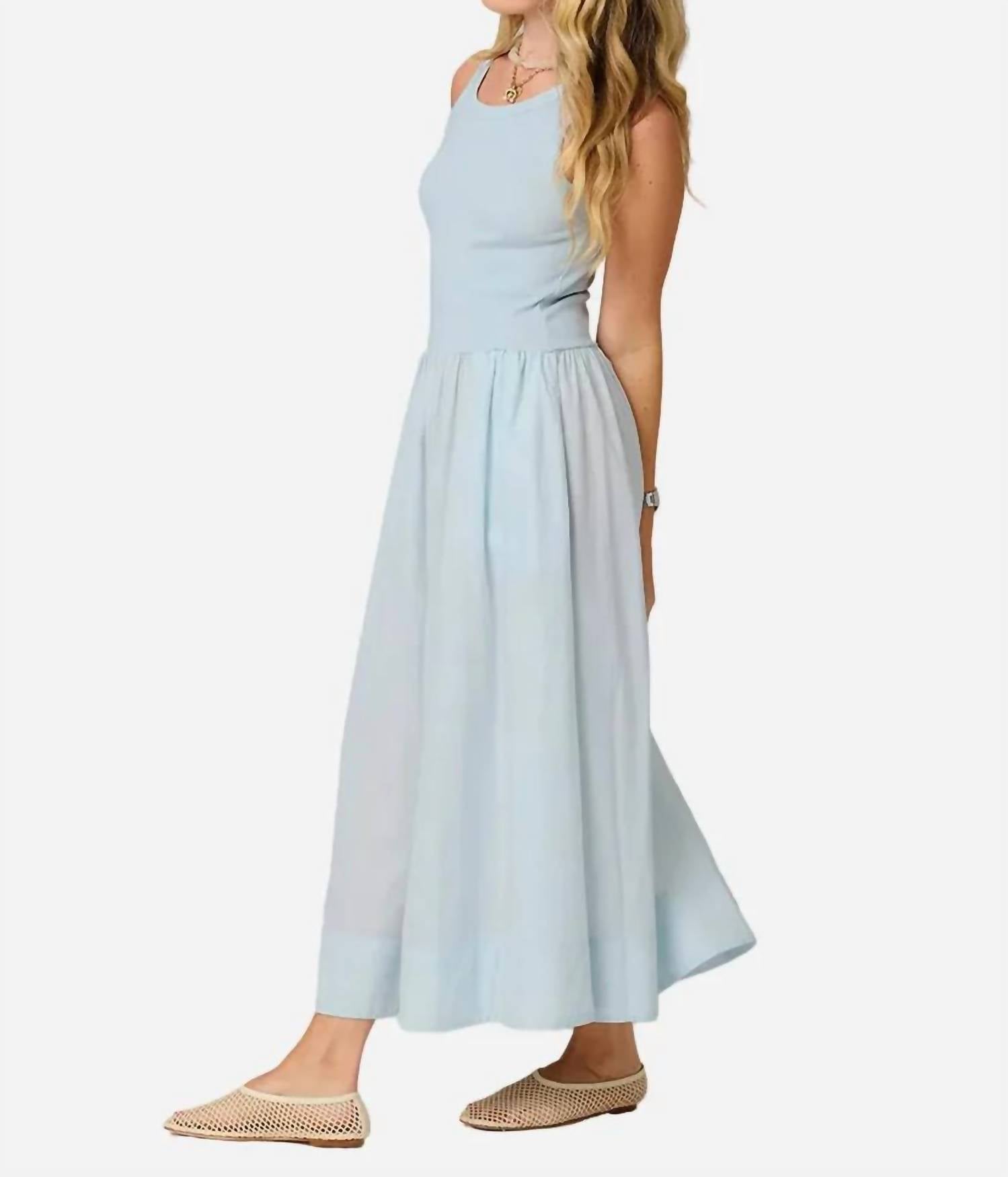Kerri Rosenthal - Cotton Tank Sleeveless Maxi Dress