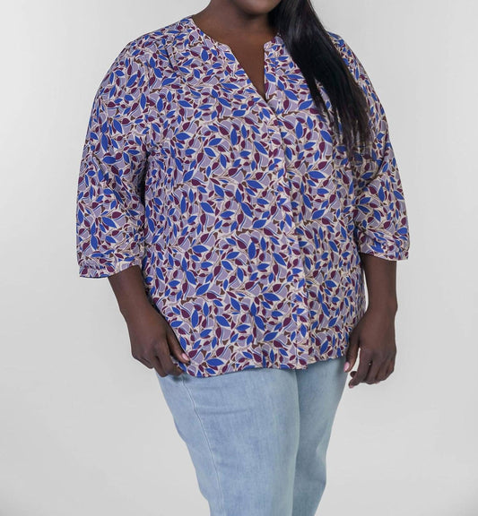 Nydj - Pintuck Button Down Blouse - Plus