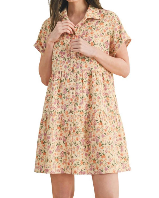 Wishlist - Corduroy Floral Dress