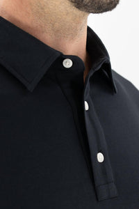 DEVIL-DOG Feeder Stripe Polo in black - men's shirt - alternate view