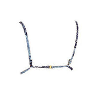 Women Open Eyes Ruched Bikini Top